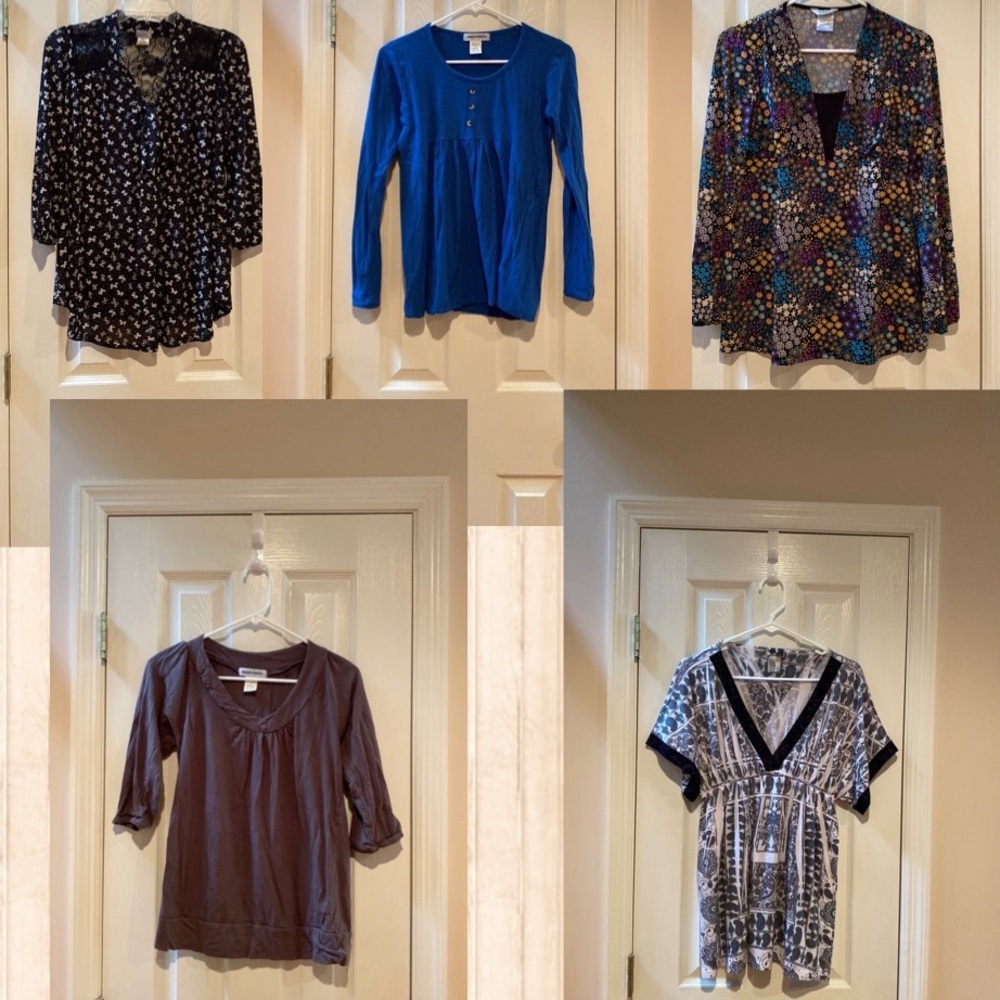 Small/Medium Maternity Tops - Lot of 5